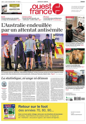 Cover of Ouest France (Dinan)