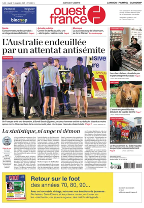 Cover of Ouest France (Lannion)