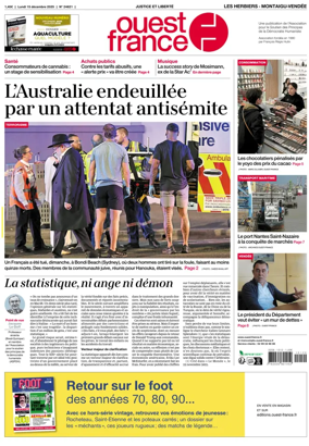 Cover of Ouest France (Les Herbiers / Montaigu)