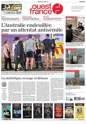 Cover of Ouest France (Nantes)
