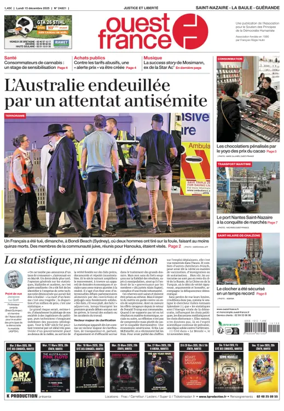 Cover of Ouest France (Saint-Nazaire)