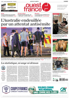 Cover of Ouest France (Vannes)