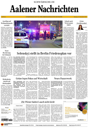 Cover of Aalener Nachrichten