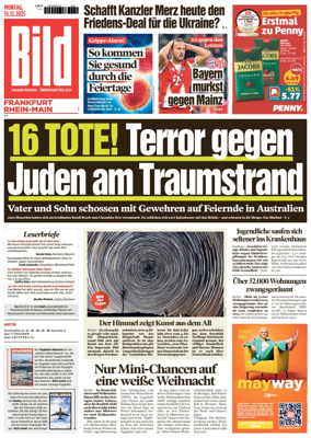 Cover of BILD Frankfurt