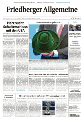 Cover of Friedberger Allgemeine