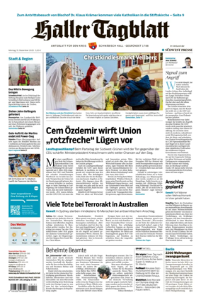 Cover of Haller Tagblatt