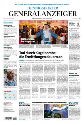 Cover of Hennigsdorfer Generalanzeiger