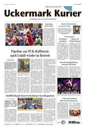 Cover of Prenzlauer Zeitung