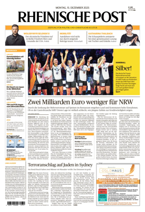 Cover of Rheinische Post Duesseldorf Meerbusch