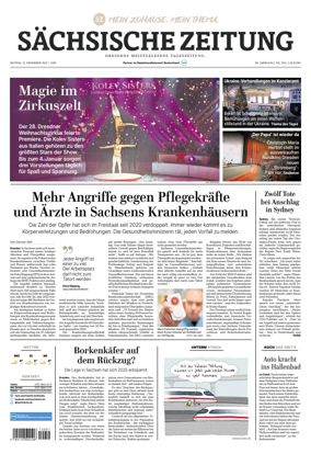 Cover of Sächsische Zeitung  (Dresden)