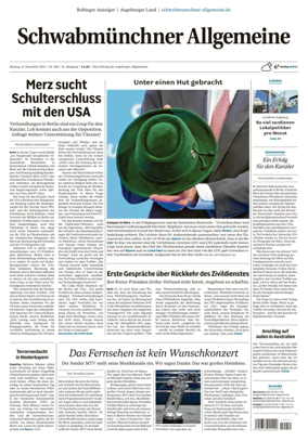 Cover of Schwabmuenchner Allgemeine