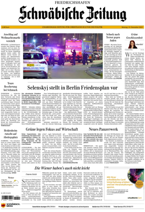 Cover of Schwaebische Zeitung (Friedrichshafen)