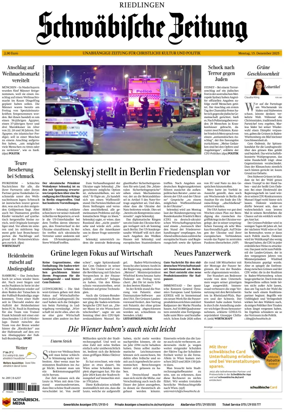 Cover of Schwabische Zeitung (Riedlingen)