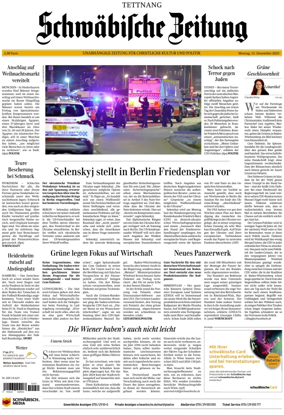 Cover of Schwabische Zeitung (Tettnang)