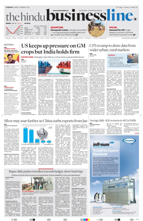 Cover of BusinessLine (Hyderabad)