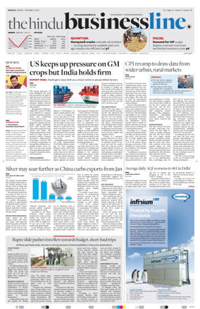 Cover of BusinessLine (Kolkata)