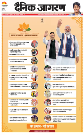 Cover of Dainik Jagran Delhi