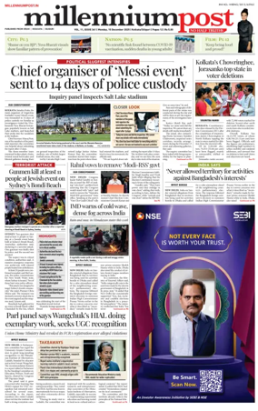 Cover of Millennium Post (Kolkata)