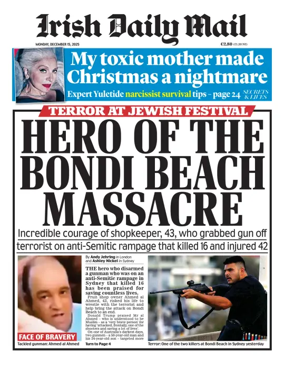 Cover of Irish Daily Mail