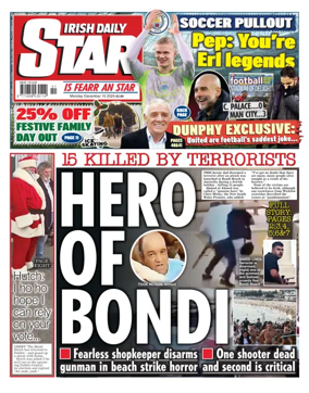 Cover of Irish Daily Star