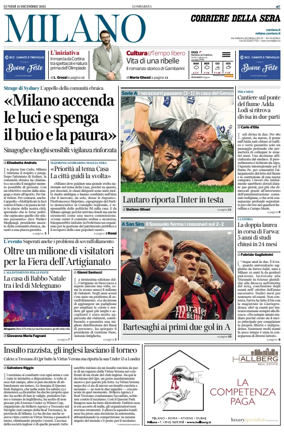 Cover of Corriere della Sera (Milano)