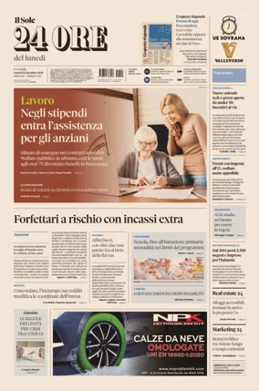 Cover of Il Sole 24 Ore
