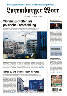 Cover of Luxemburger Wort