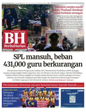 Cover of Berita Harian
