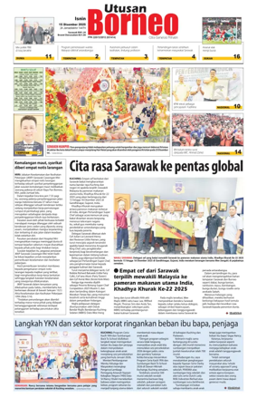 Cover of Utusan Borneo (Sarawak)
