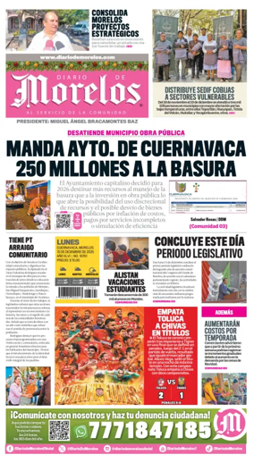Cover of Diario de Morelos