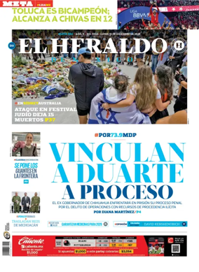 Cover of El Heraldo de Mexico