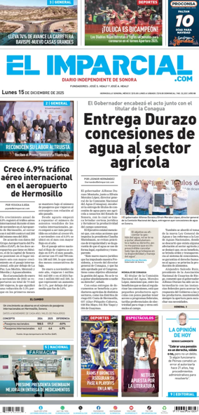 Cover of El Imparcial