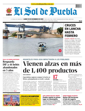 Cover of El Sol de Puebla