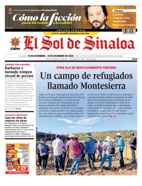 Cover of El Sol de Sinaloa