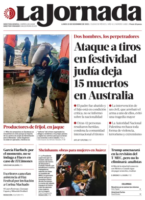 Cover of La Jornada