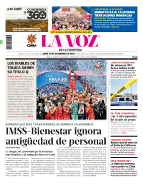 Cover of La Voz de la Frontera