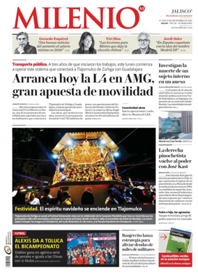 Cover of Milenio Jalisco
