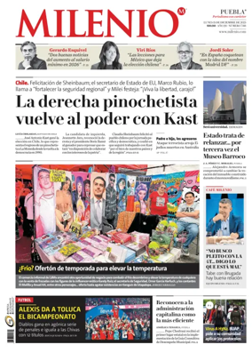 Cover of Milenio Puebla