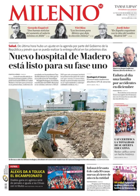 Cover of Milenio Tamaulipas