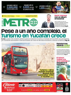 Cover of Publimetro Quintana Roo