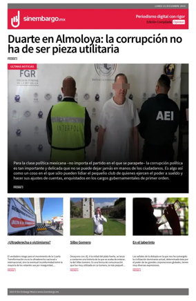 Cover of Sin Embargo Opinion