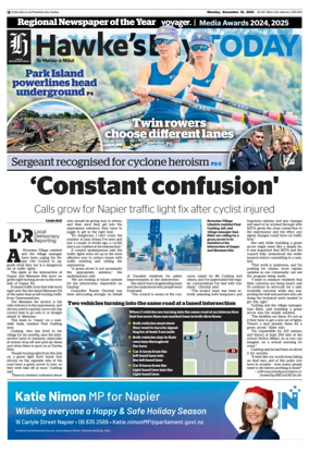 Cover of Hawke's Bay Today