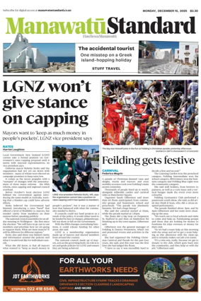 Cover of Manawatu Standard