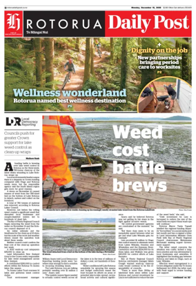 Cover of Rotorua Daily Post
