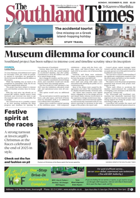 Cover of The Southland Times