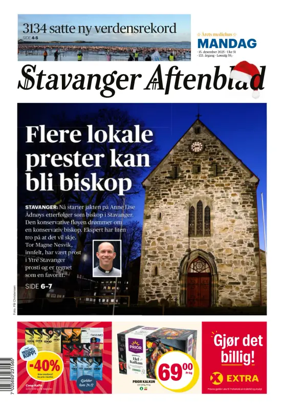 Cover of Stavanger Aftenblad