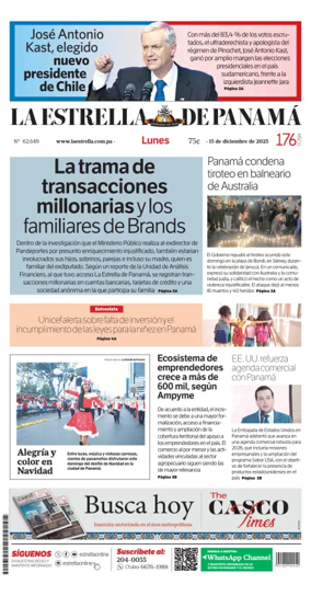 Cover of La Estrella de Panama