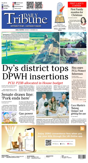 Cover of Daily Tribune (Philippines)