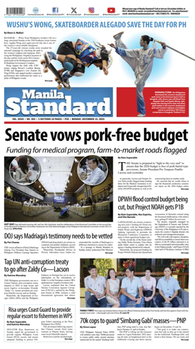 Cover of Manila Standard