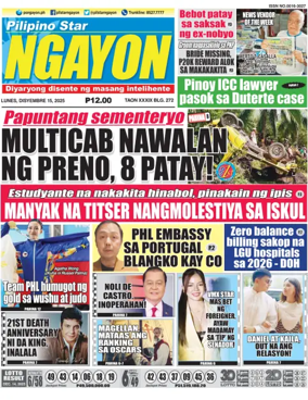 Cover of Pilipino Star Ngayon